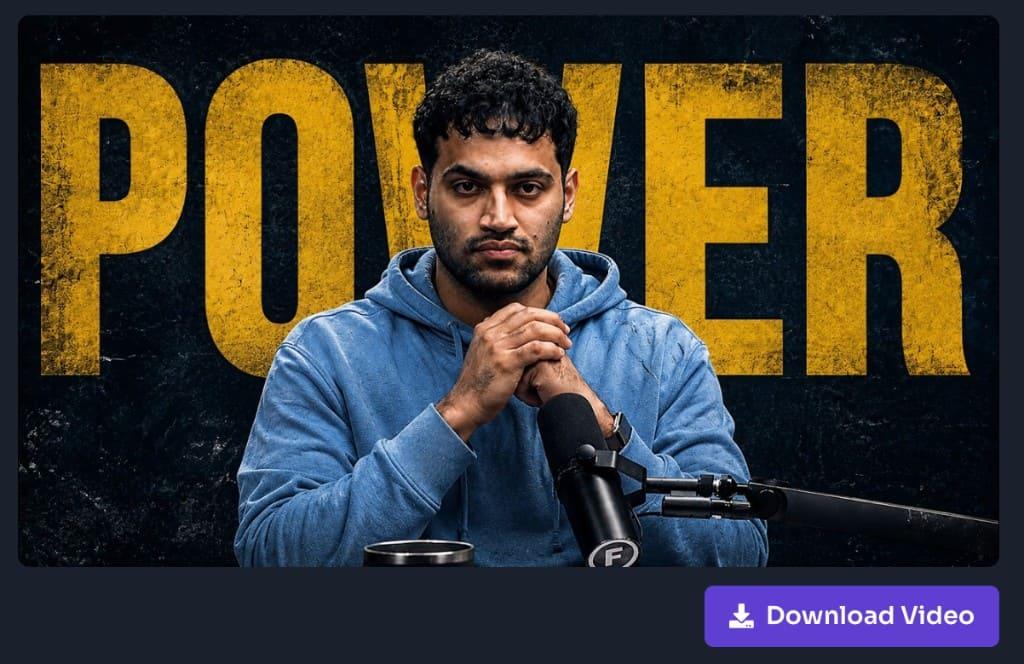 YouTube to WAV Converter - thumbnail preview with Download button