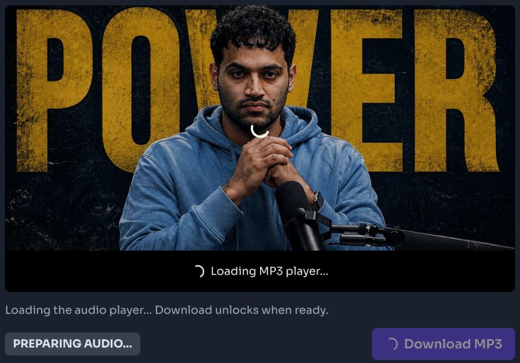 Open YouTube to MP3 Converter and paste the video URL YouTube to MP3 Converter - paste a YouTube URL to prepare audio