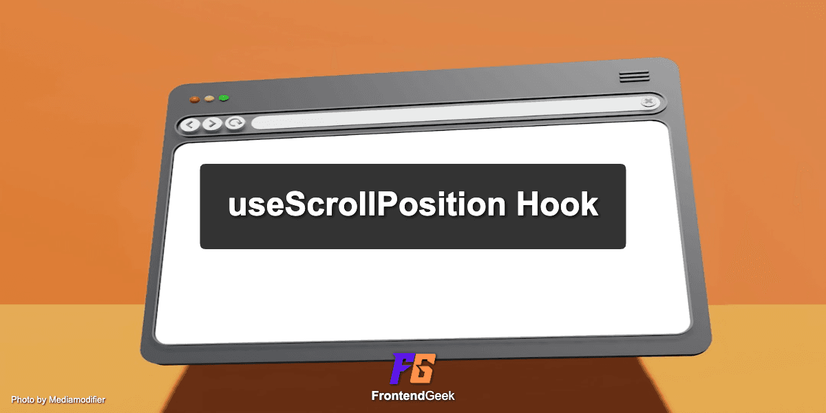 Implement custom useScrollPosition Hook in React