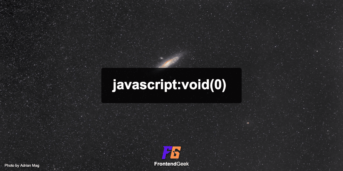 What is javascript:void(0) and How it Works?
