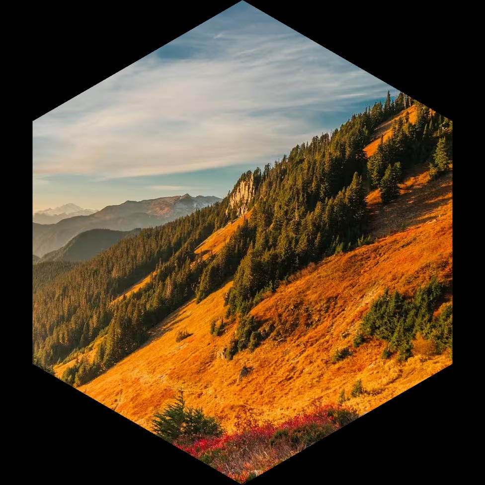 Free Image Cropper Online — Polygon crop of a mountain landscape Free Image Cropper Online — Polygon crop of a mountain landscape