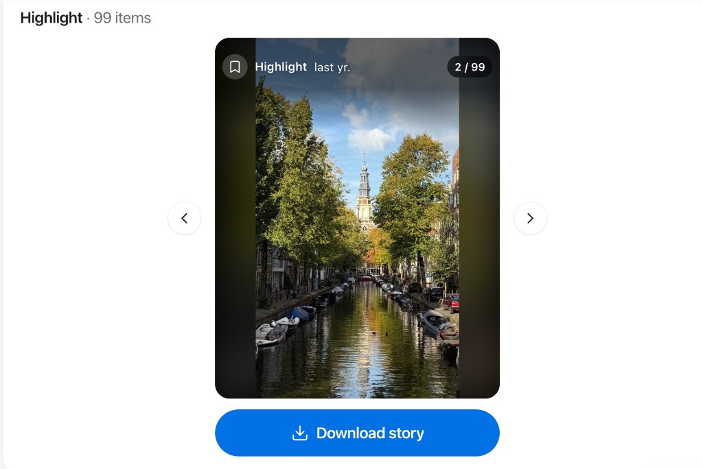 Instagram Highlight Viewer & Downloader — preview slides and download public photos or videos Instagram Highlight Viewer & Downloader — preview slides and download public photos or videos