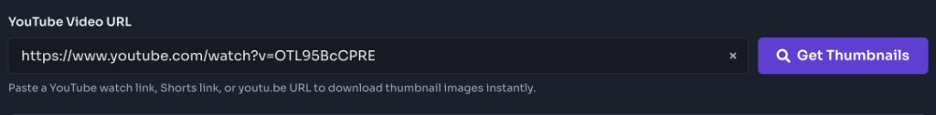 Free YouTube Thumbnail Downloader (HD) — Paste the YouTube URL — YouTube Thumbnail Downloader - paste a YouTube URL and click Get Thumbnails